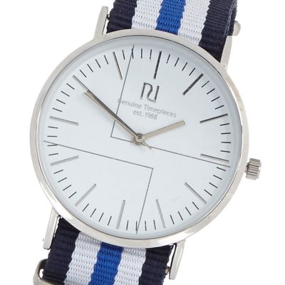 Blue stripe watch